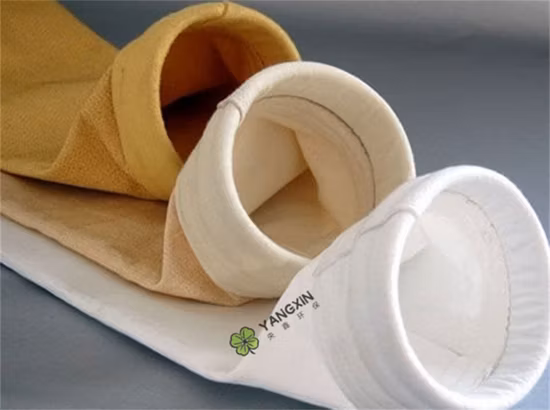 PTFE 막을 가진 반전 공기 백하우스 750/800GSM 길쌈된 섬유유리 먼지 필터 백