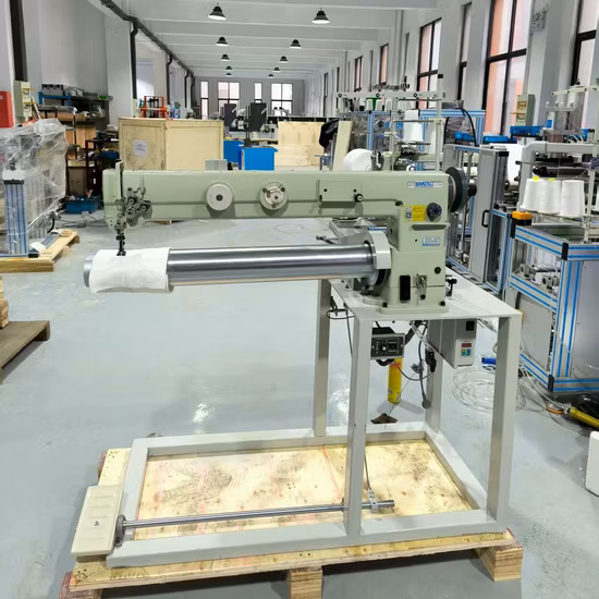 필터 슬리브 가방 더블 2 바늘 긴 실린더 팔 산업용 재봉틀